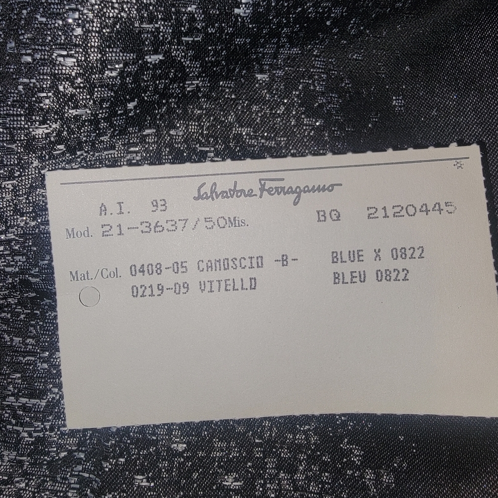 Salvatore Ferragamo clutch bag. ,vintage.  Certificate of Authentication.